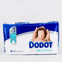 Compra Dodot Pro Sensitive Pañales Talla 0 (Hasta 3 Kg) 38 unidades al  mejor precio.