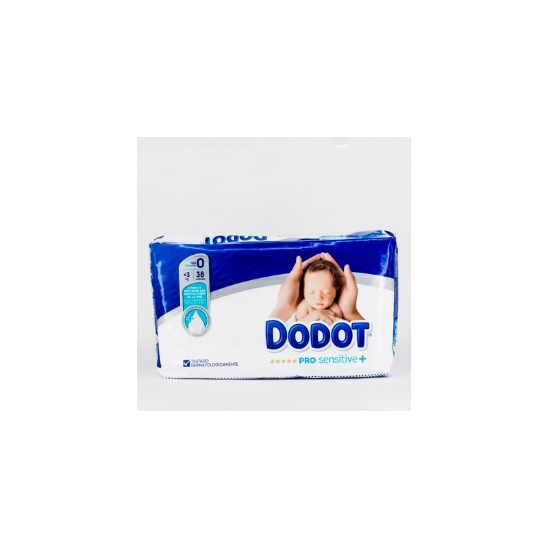 Pañal infantil - dodot pro sensitive (t- 0 <3 kg 38 u)