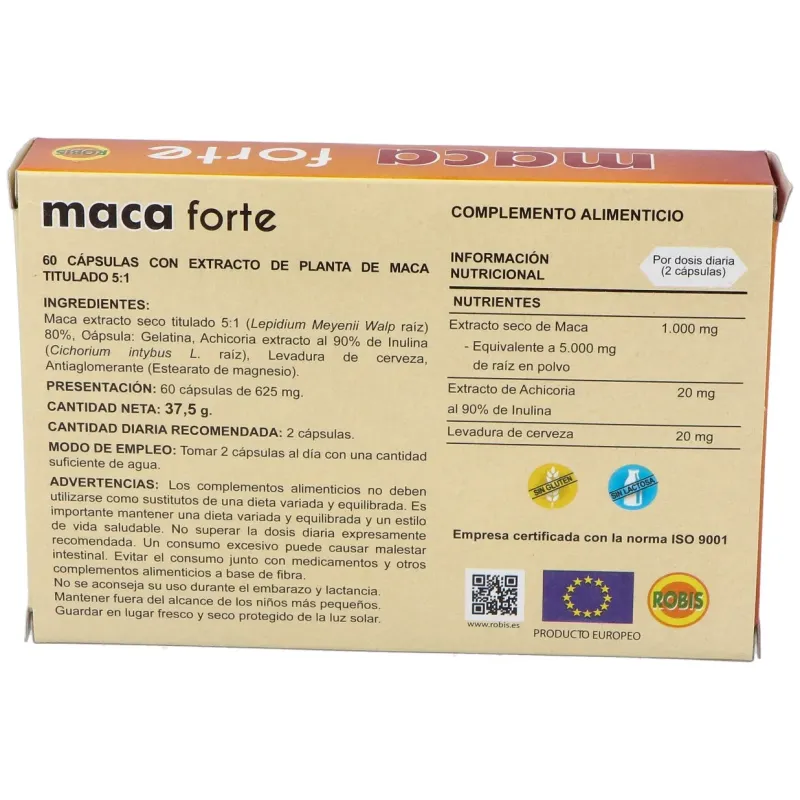 Maca Forte 60 Cápsulas | Farmacia Barata Maca Forte 60 Cápsulas | Farmacia Barata