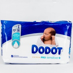 Dodot Pañal Pro Sensitive Talla 1, 36U.