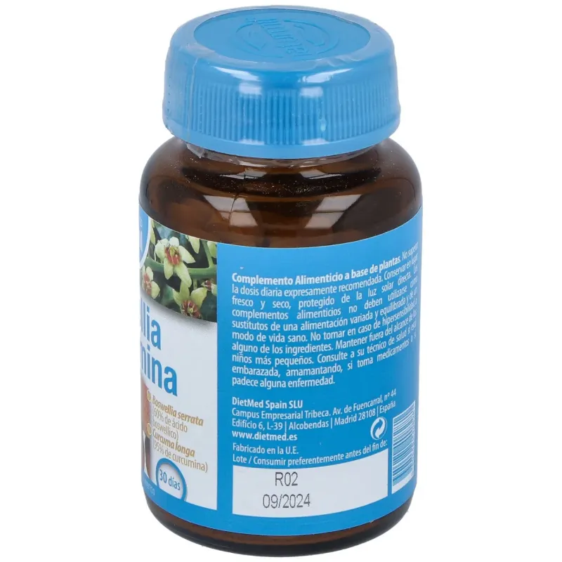 Naturmil Boswelia + Curcumina 90 comp. | Farmacia Barata Naturmil Boswelia + Curcumina 90 comp. | Farmacia Barata
