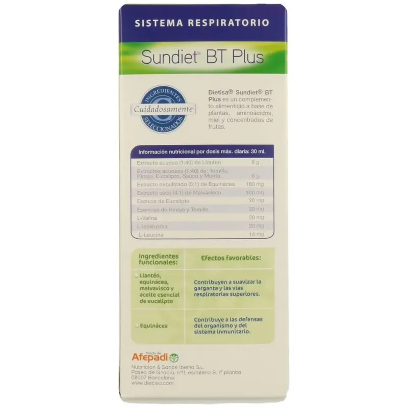 Sundiet BT Plus Elixir 500 ml | Farmacia Barata Sundiet BT Plus Elixir 500 ml | Farmacia Barata