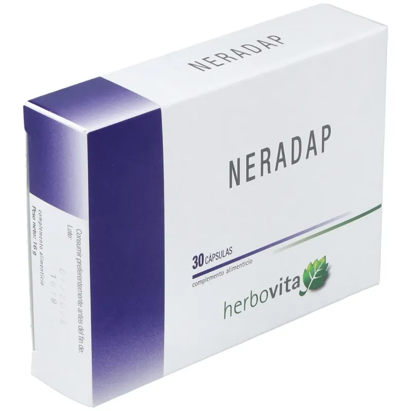 Neradap 30 Cápsulas Herbovita | Farmacia Barata Neradap 30 Cápsulas Herbovita | Farmacia Barata