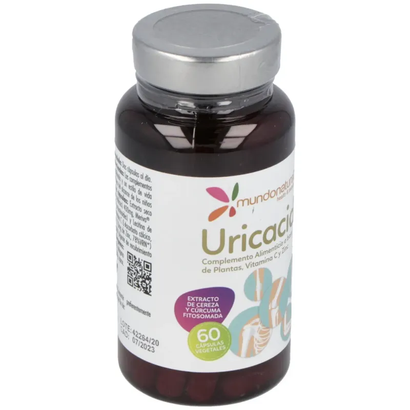 Mundo Natural Uricacid 60 Cápsulas | Farmacia Barata Mundo Natural Uricacid 60 Cápsulas | Farmacia Barata