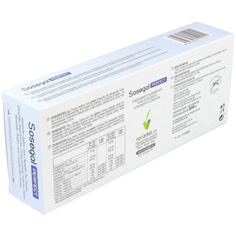 Novadiet Sosegal Perfect 20 Viales | Farmacia Barata Novadiet Sosegal Perfect 20 Viales | Farmacia Barata