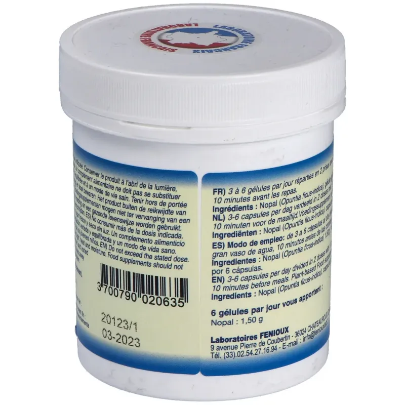 Fenioux Nopal 200 Cápsulas | Farmacia Barata Fenioux Nopal 200 Cápsulas | Farmacia Barata