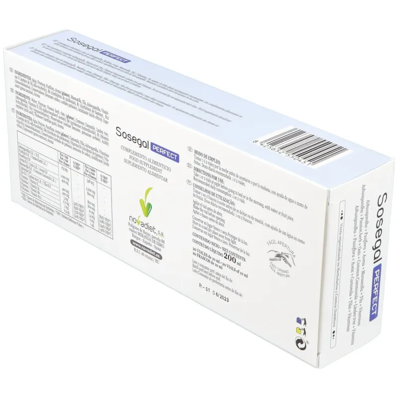 Novadiet Sosegal Perfect 20 Viales | Farmacia Barata Novadiet Sosegal Perfect 20 Viales | Farmacia Barata