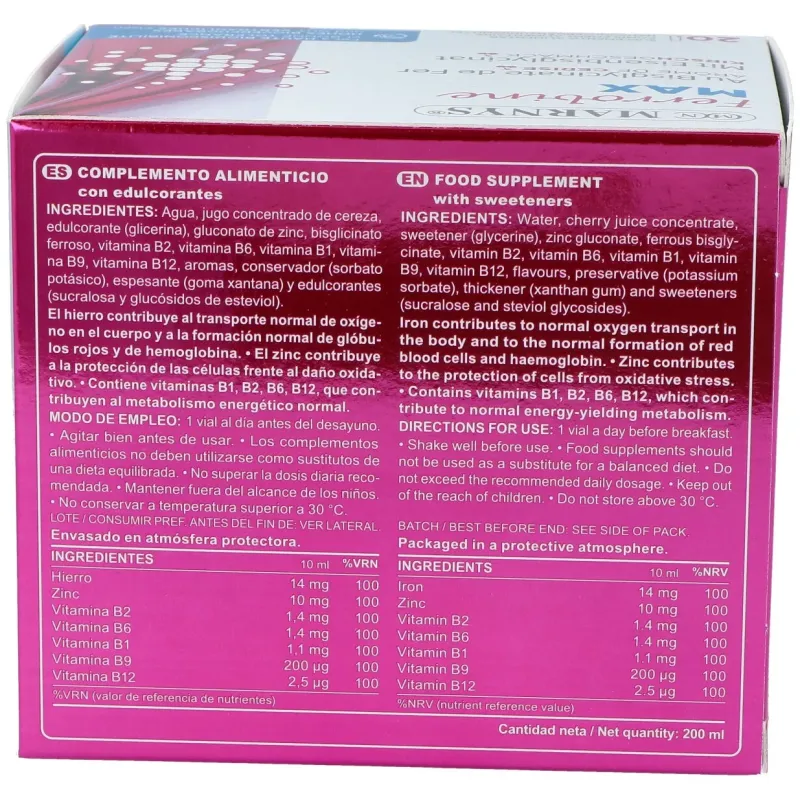 Marnys Ferrobine Max | Farmacia Barata