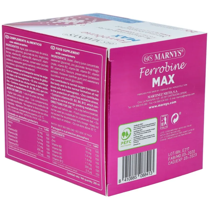 Marnys Ferrobine Max | Farmacia Barata