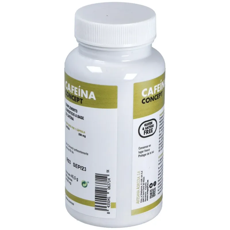 Cafeína Concept 90 Cápsulas Mega Plus | Farmacia Barata