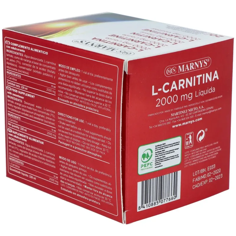 Marnys L-Carnitina Sabor Naranja | Farmacia Barata Marnys L-Carnitina Sabor Naranja | Farmacia Barata
