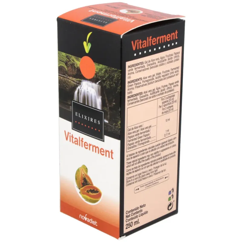 Novadiet Vitalferment Papaya Jarabe 250 ml | Farmacia Barata