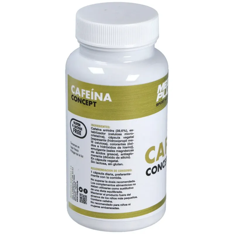 Cafeína Concept 90 Cápsulas Mega Plus | Farmacia Barata