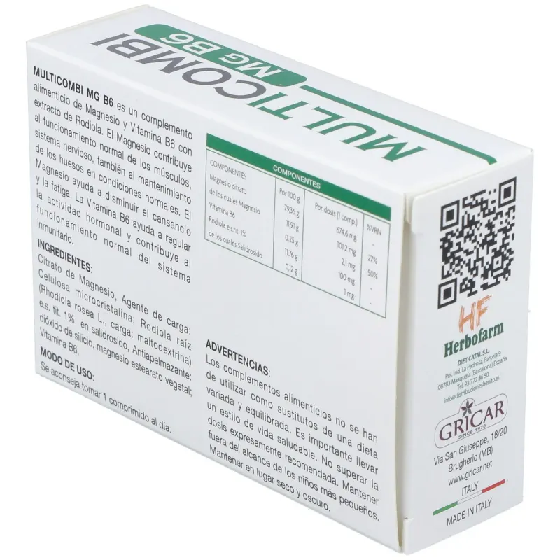 Multicombi Magnesio B6 30 Comprimidos | Farmacia Barata Multicombi Magnesio B6 30 Comprimidos | Farmacia Barata
