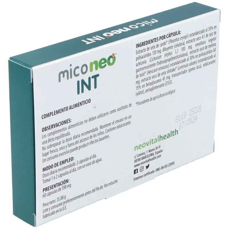 Mico Neo Int 60 Cápsulas | Farmacia Barata