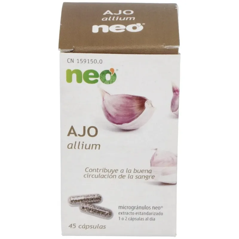 Neo Ajo Microgranulos, 45 cápsulas | Farmacia Barata Neo Ajo Microgranulos, 45 cápsulas | Farmacia Barata