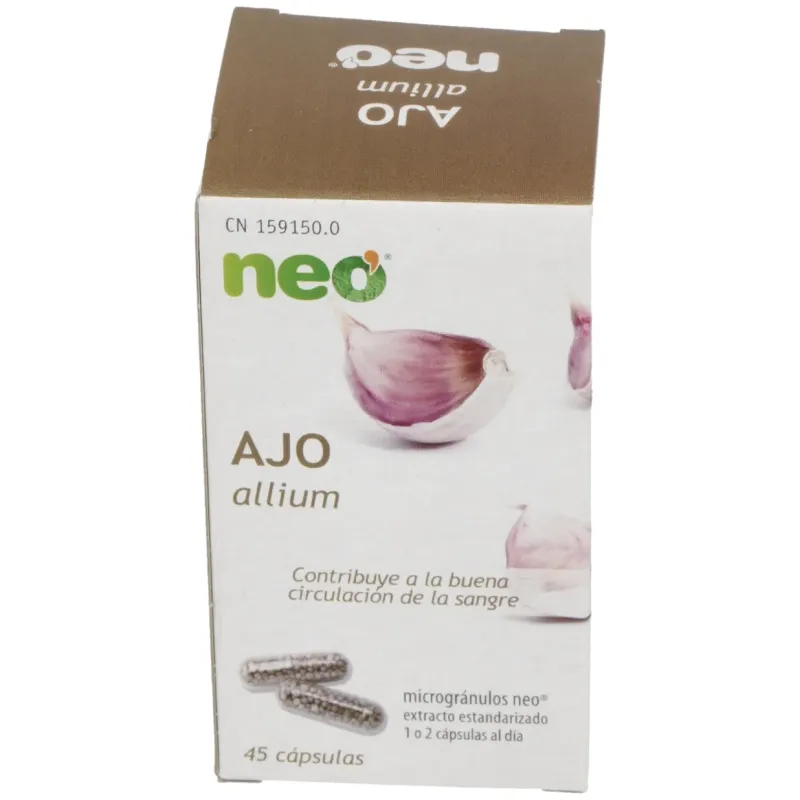Neo Ajo Microgranulos, 45 cápsulas | Farmacia Barata Neo Ajo Microgranulos, 45 cápsulas | Farmacia Barata