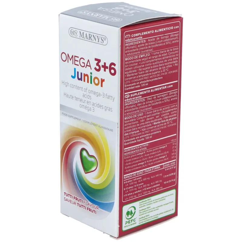 Marnys Omega 3 y 6 Junior | Farmacia Barata Marnys Omega 3 y 6 Junior | Farmacia Barata