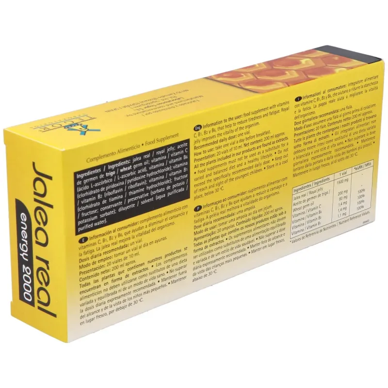 Tegor Energy 2000 Jalea Real 20 ampollas | Farmacia Barata Tegor Energy 2000 Jalea Real 20 ampollas | Farmacia Barata