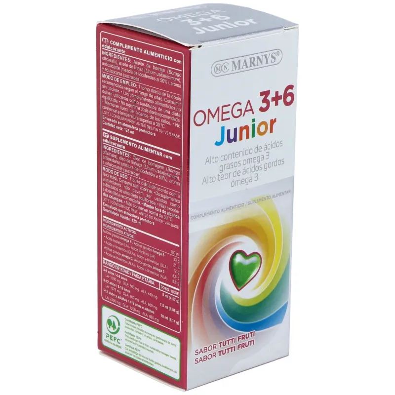 Marnys Omega 3 y 6 Junior | Farmacia Barata Marnys Omega 3 y 6 Junior | Farmacia Barata