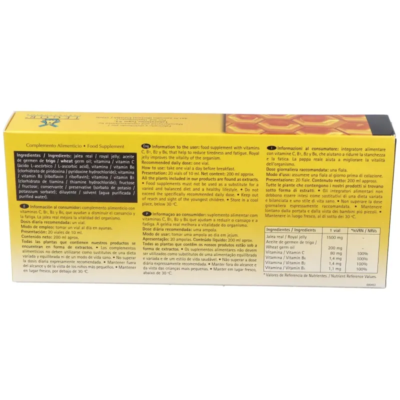 Tegor Energy 2000 Jalea Real 20 ampollas | Farmacia Barata Tegor Energy 2000 Jalea Real 20 ampollas | Farmacia Barata