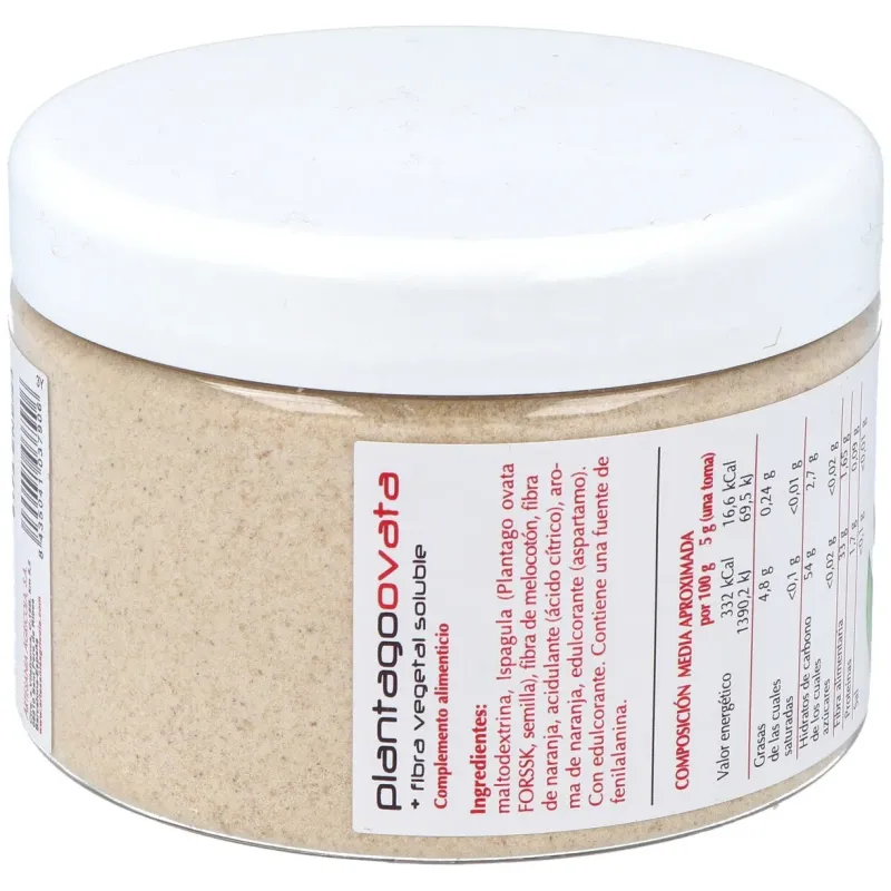 Plantis Plantago Ovata + Fibra Soluble 180 g | Farmacia Barata Plantis Plantago Ovata + Fibra Soluble 180 g | Farmacia Barata