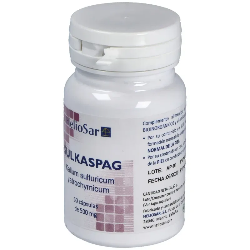 Heliosar Sulkaspag Potasio Sulfúrico | Farmacia Barata Heliosar Sulkaspag Potasio Sulfúrico | Farmacia Barata