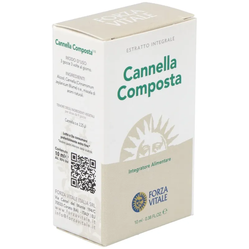 Forza Vitale Canela Composta Plata 10 ml | Farmacia Barata