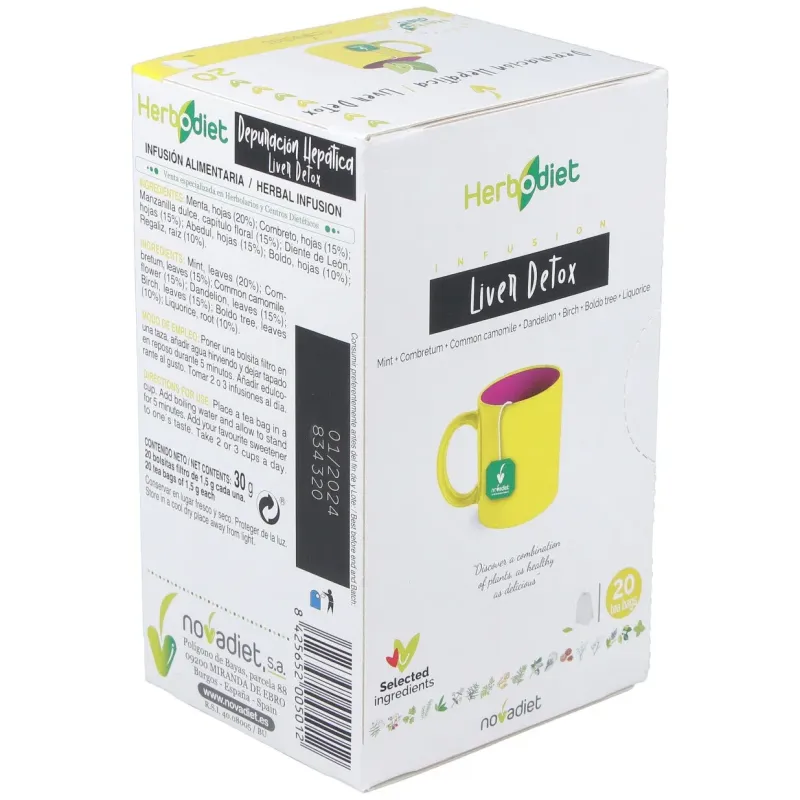 Herbodiet Depur Hepática 20 Filtros | Farmacia Barata Herbodiet Depur Hepática 20 Filtros | Farmacia Barata