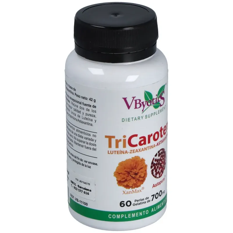 Vbyotics Tricaroten 60 Perlas | Farmacia Barata