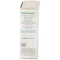 Forza Vitale Canela Composta Plata 10 ml | Farmacia Barata