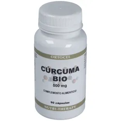 Ortocel Nutri-Therapy Curcuma, 90 Cápsulas de 500 mg.