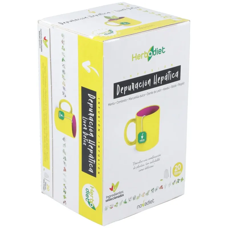 Herbodiet Depur Hepática 20 Filtros | Farmacia Barata Herbodiet Depur Hepática 20 Filtros | Farmacia Barata