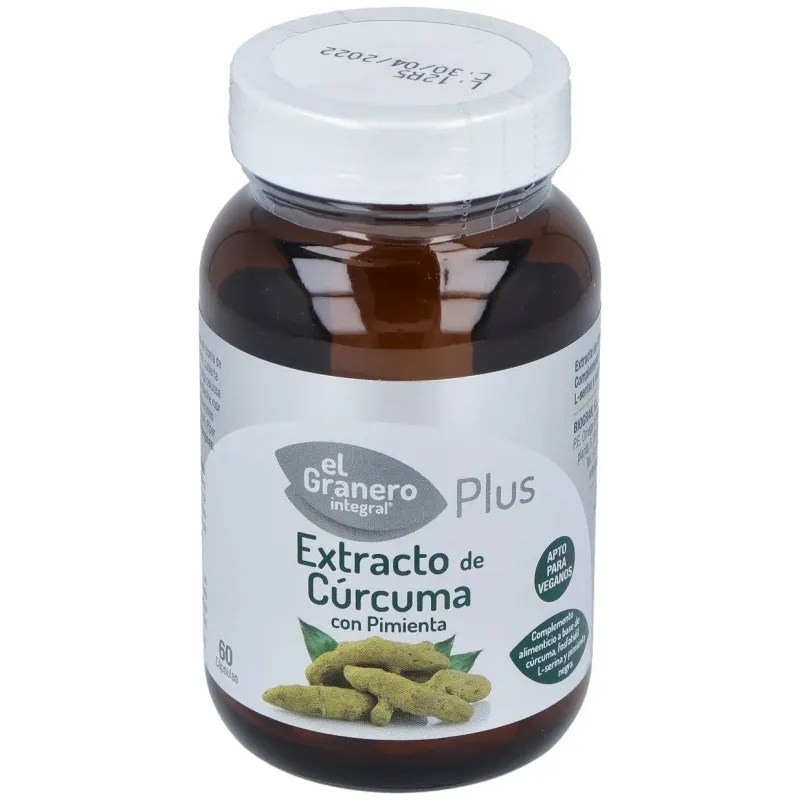 El Granero Extracto de Cúrcuma + Pimienta | Farmacia Barata