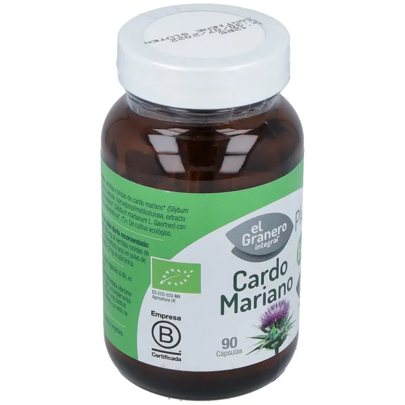 Cardo Mariano 90 cápsulas Bio El Granero | Farmacia Barata Cardo Mariano 90 cápsulas Bio El Granero | Farmacia Barata