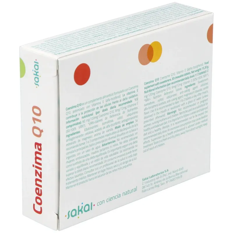 Sakai Coenzima Q10 30 Comprimidos | Farmacia Barata Sakai Coenzima Q10 30 Comprimidos | Farmacia Barata