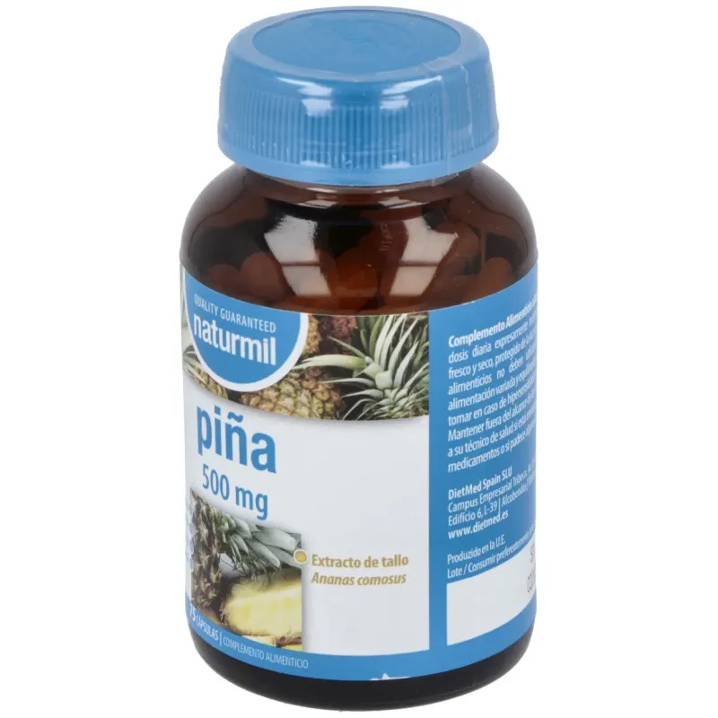 Naturmil Piña 500 mg | Farmacia Barata Naturmil Piña 500 mg | Farmacia Barata