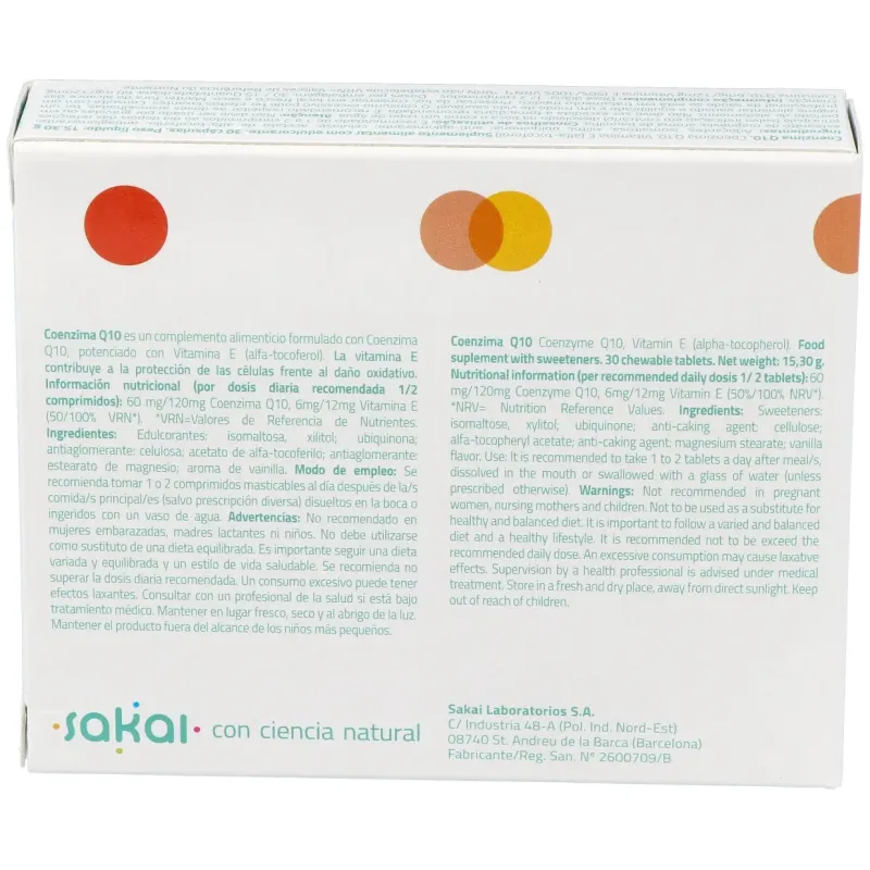 Sakai Coenzima Q10 30 Comprimidos | Farmacia Barata Sakai Coenzima Q10 30 Comprimidos | Farmacia Barata