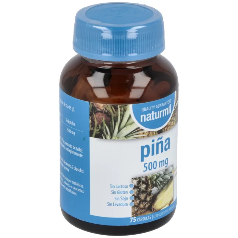 Naturmil Piña 500 mg | Farmacia Barata Naturmil Piña 500 mg | Farmacia Barata
