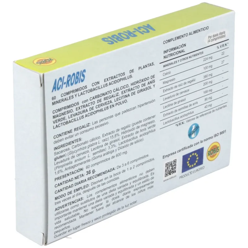 Aci Robis 60 Comprimidos | Farmacia Barata Aci Robis 60 Comprimidos | Farmacia Barata