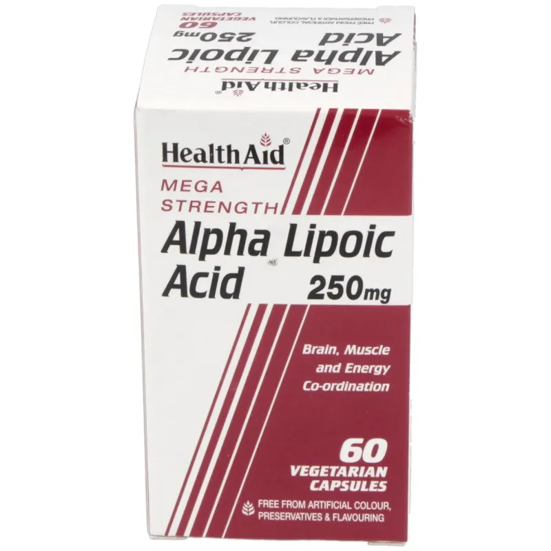 Health Aid Ácido Alfa Lipoico | Farmacia Barata Health Aid Ácido Alfa Lipoico | Farmacia Barata