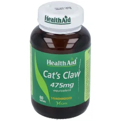 Health Aid Uña de Gato, 60 comprimidos de 475 mg