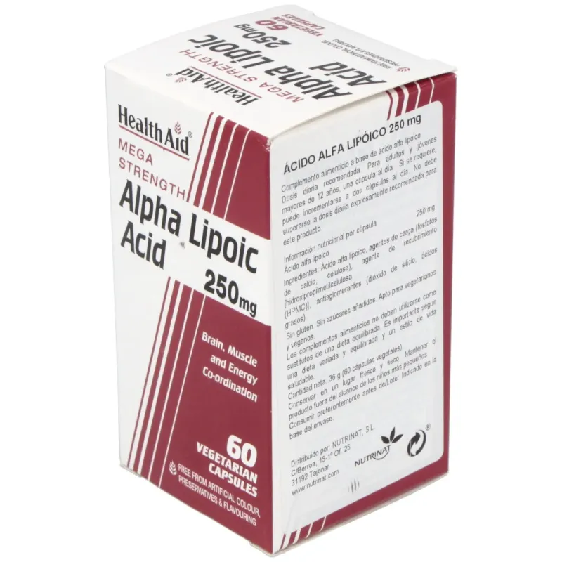 Health Aid Ácido Alfa Lipoico | Farmacia Barata Health Aid Ácido Alfa Lipoico | Farmacia Barata
