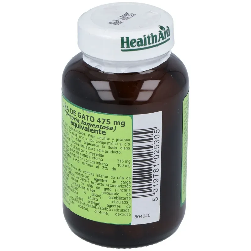 Uña de Gato 475 mg 60 Comprimidos | Farmacia Barata