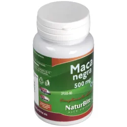 Naturbite Maca Negra Andina 500 mg | Farmacia Barata Naturbite Maca Negra Andina 500 mg | Farmacia Barata