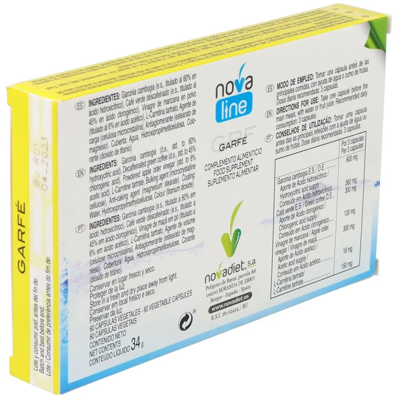 Novadiet Garfe 60 Cápsulas | Farmacia Barata Novadiet Garfe 60 Cápsulas | Farmacia Barata