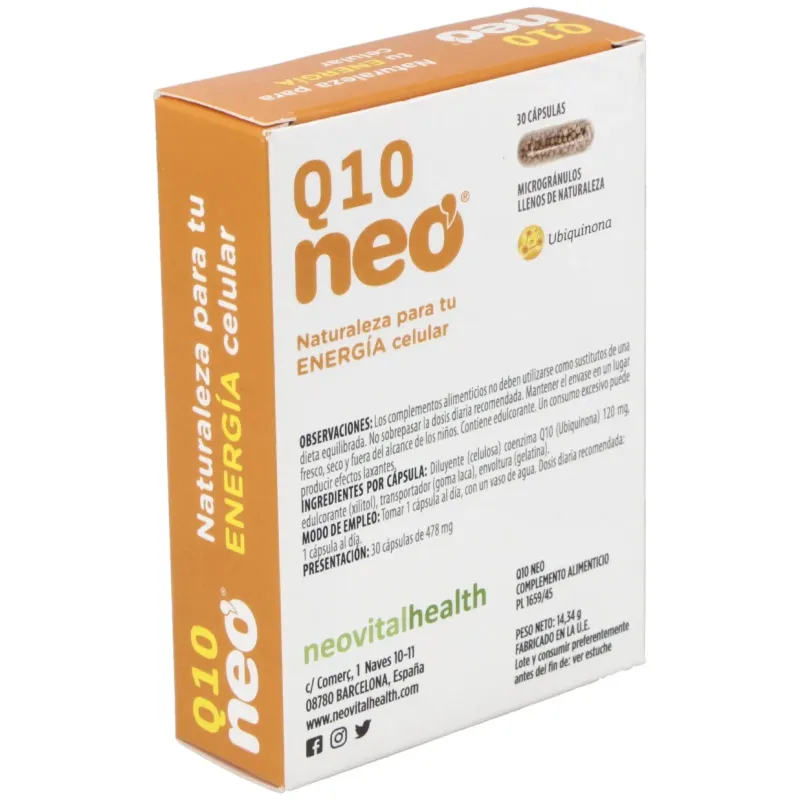 Q10 Neo 120 mg 30 Cápsulas | Farmacia Barata