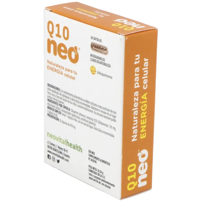 Q10 Neo 120 mg 30 Cápsulas | Farmacia Barata