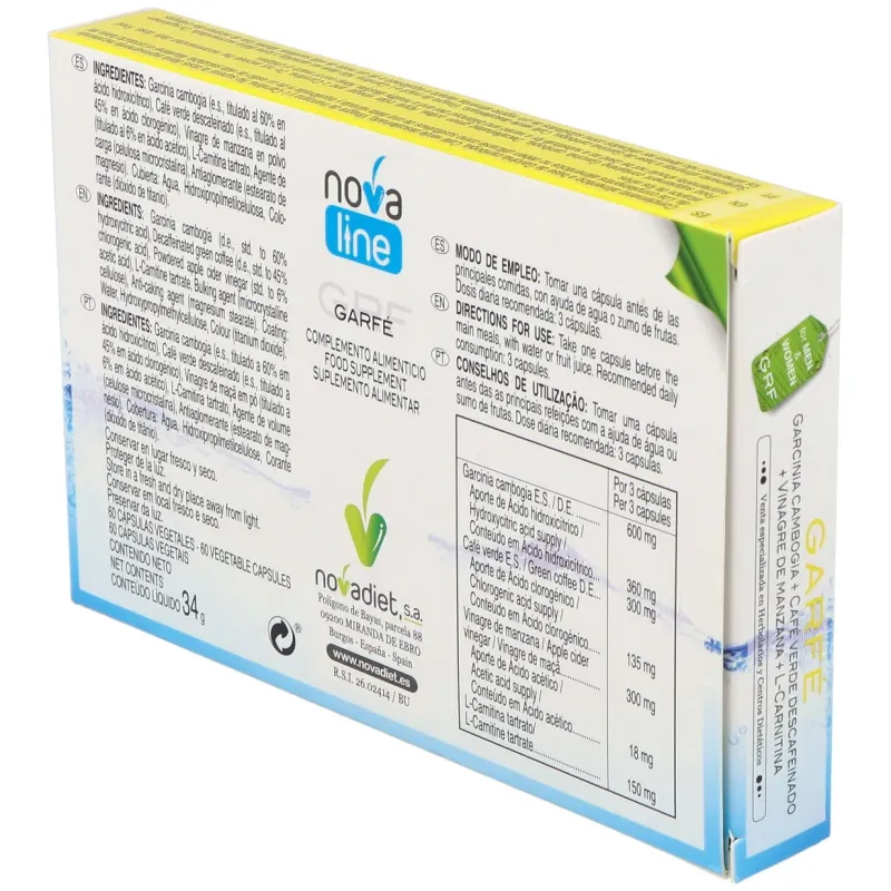 Novadiet Garfe 60 Cápsulas | Farmacia Barata Novadiet Garfe 60 Cápsulas | Farmacia Barata