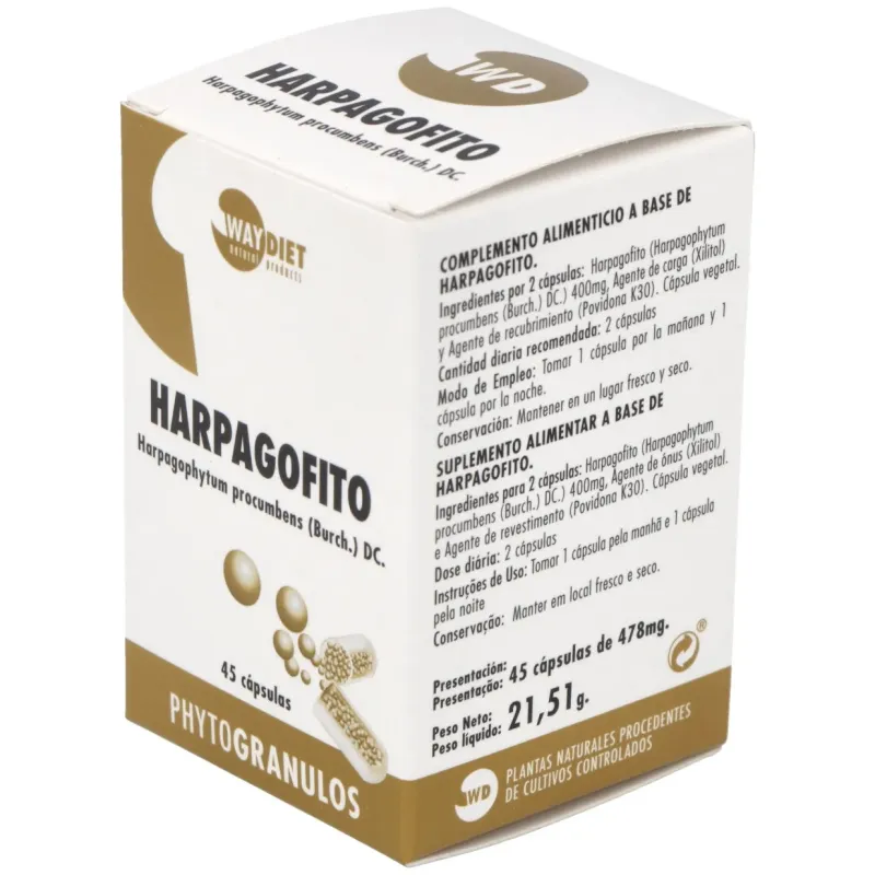 Harpagofito Phytogranulos 45 Cápsulas | Farmacia Barata Harpagofito Phytogranulos 45 Cápsulas | Farmacia Barata